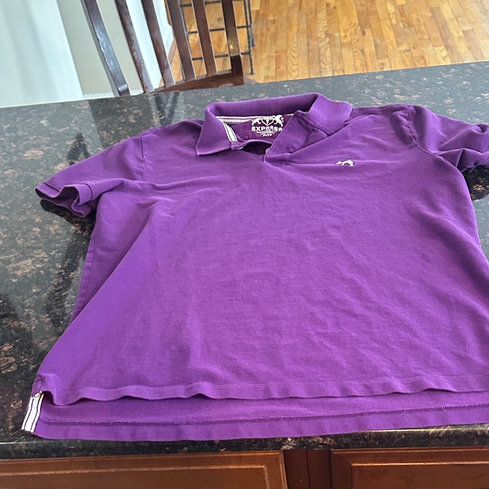 Express Men's Polo Shirt in Deep Purple